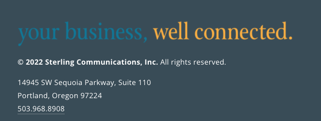 Sterling Communications, Inc.